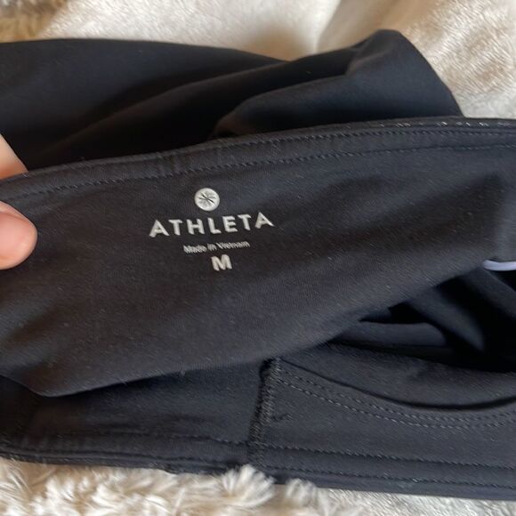 Athleta Legging Revelation Tights Sparkle Black M - Picture 5 of 6